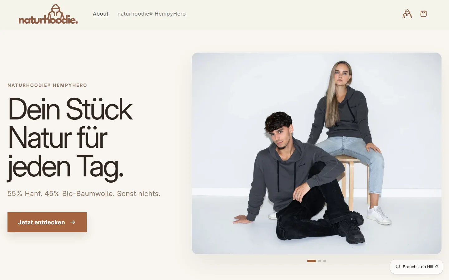 Vorschau der Website von naturhoodie